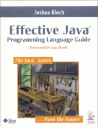 Effective Java book cover