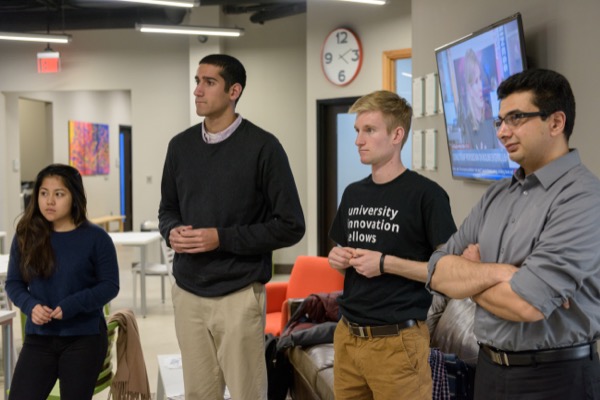 Nadia Kiamilev, Jason Bamford, Zachary Jones and Ashutosh Khandha.