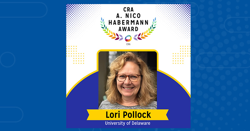 Lori Pollock Wins the 2025 CRA A. Nico Habermann Award